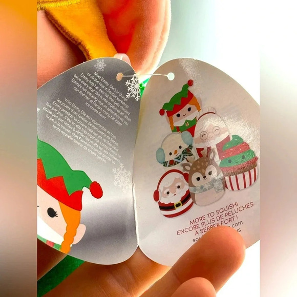 KELLYTOY Squishmallow 12” Emmy the elf christmas/holiday stuffed toy plush - Picture 7 of 8